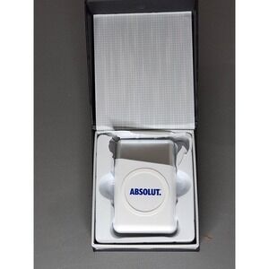 Absolut Vodka Zoom Covert 5000 mAh Wireless Power Bank Portable Charger White